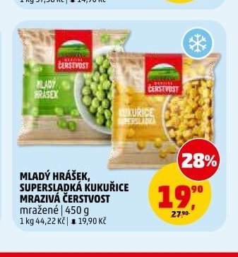 Mladý hrášek, supersladká kukuřice mražená Čerstvost - Penny Market aktualniletaky.eu