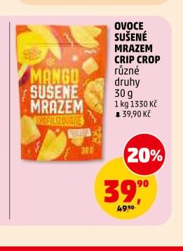 OVOCE SUŠENÉ MRAZEM CRIP CROP - Penny Market aktualniletaky.eu