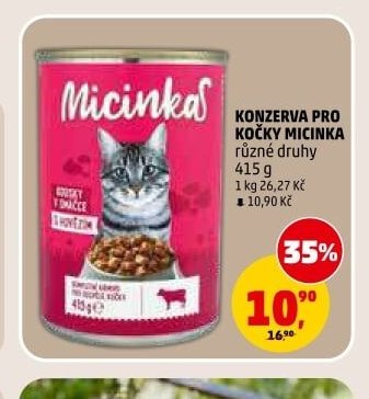 Konzerva pro kočky Micinka - Penny Market aktualniletaky.eu