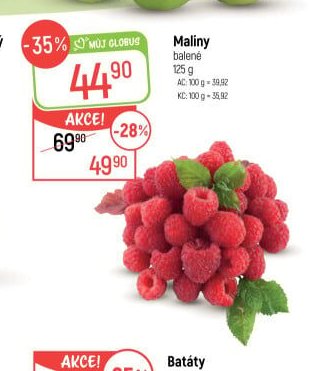 Maliny - Globus aktualniletaky.eu