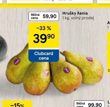 Hrušky Xenia - Tesco aktualniletaky.eu