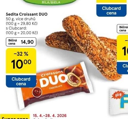 Sedita Croissant DUO - Tesco aktualniletaky.eu