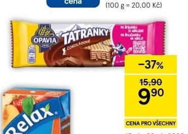 Opavia Tatranky - Tesco aktualniletaky.eu