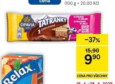 Opavia Tatranky - Tesco aktualniletaky.eu