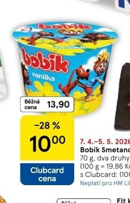 Bobík Smetanový krém - Tesco aktualniletaky.eu
