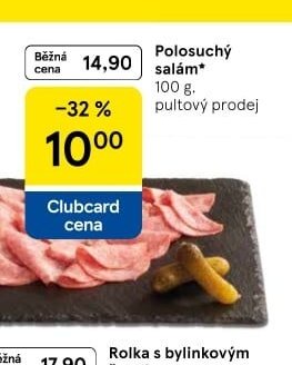 Polosuchý salám - Tesco aktualniletaky.eu