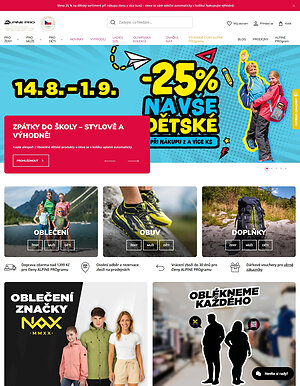 Leták ALPINE PRO alpinepro.cz platný od 2026-04-15 do 2026-04-21