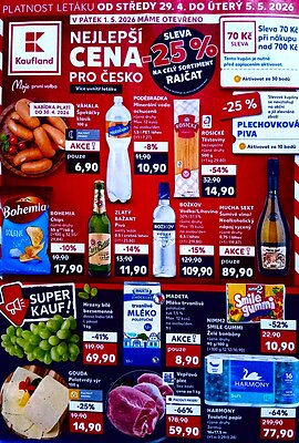 aktuální leták Kaufland 29.4.2026-5.5.2026