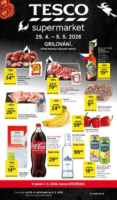 aktuální leták Tesco 29.4.2026-5.5.2026