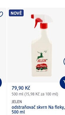 JELEN odstraňovač skvrn Na fleky, 500 ml - dm drogerie aktualniletaky.eu