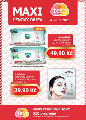 aktuální leták Teta drogerie 4.5.2026-6.5.2026