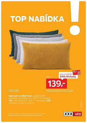 XXXLutz leták - TOP nabídka dekorační polštář strana 1