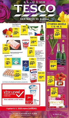 Tesco hypermarket leták strana 1