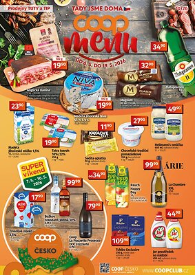 COOP leták - TIP a TUTY Menu strana 1