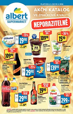 Leták Albert Albert Supermarket - Akční katalog platný od 2026-05-06 do 2026-05-19
