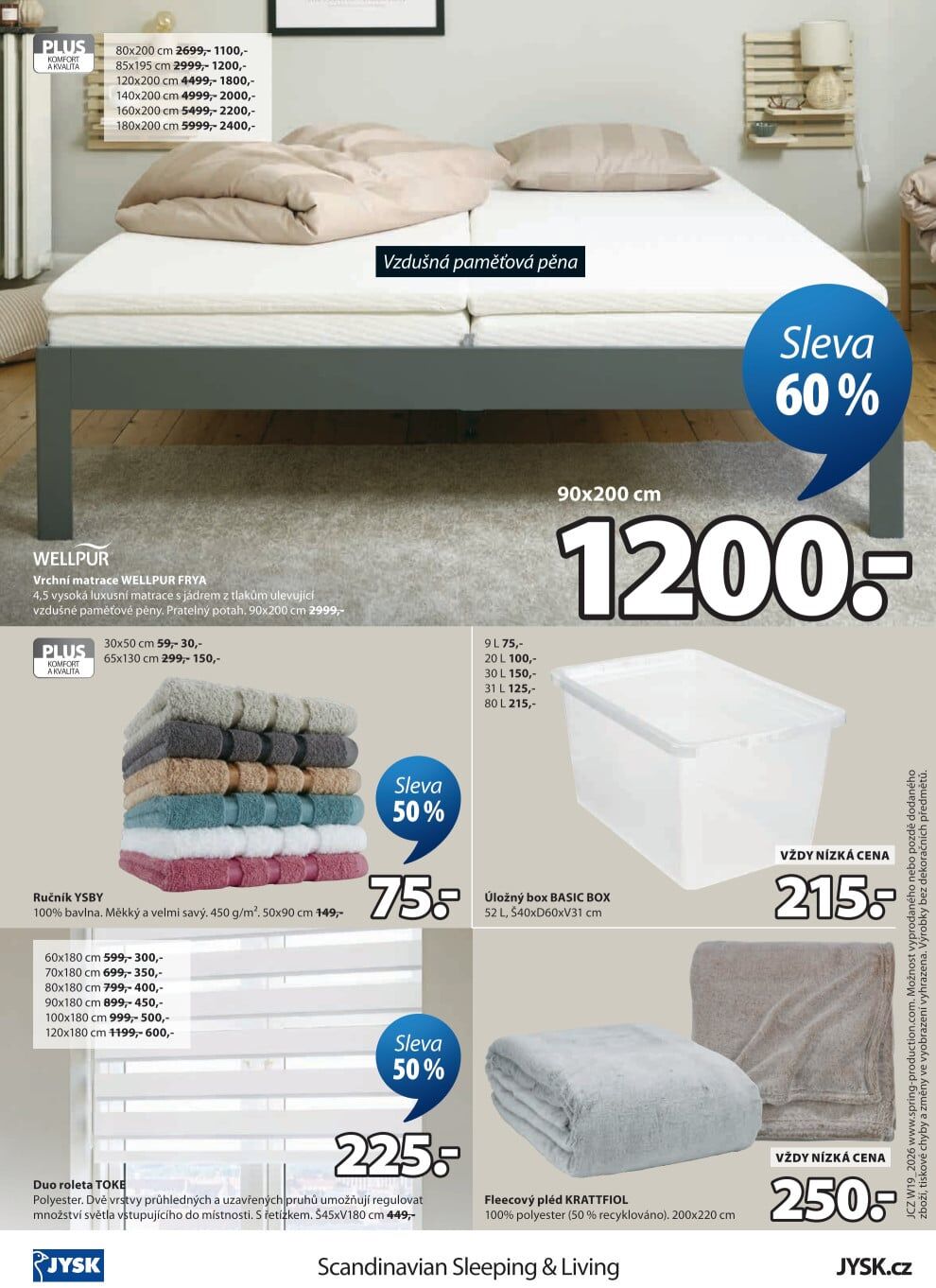Jysk leták - Sleva až 60 % Jysk strana 13
