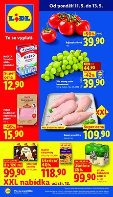 Leták Lidl Akční leták OD PONDĚLÍ platný od 2026-05-11 do 2026-05-13