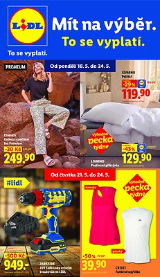 Leták Lidl Spotřební zboží platný od 2026-05-18 do 2026-05-24