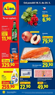 Leták Lidl Lidl leták od pondělí platný od 2026-05-18 do 2026-05-20