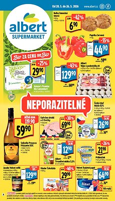 Leták Albert Albert Supermarket leták platný od 2026-05-20 do 2026-05-26
