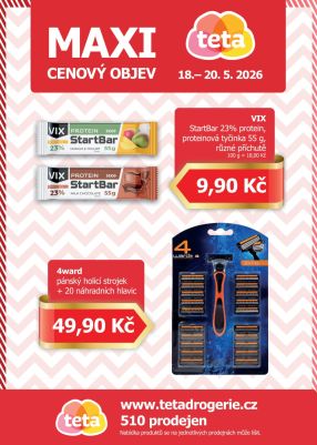aktuální leták Teta drogerie 17.5.2026-20.5.2026