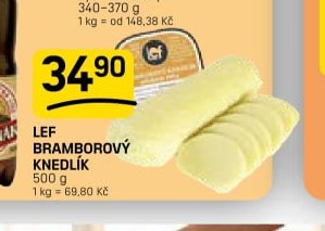 LEF BRAMBOROVÝ KNEDLÍK - FLOP aktualniletaky.eu