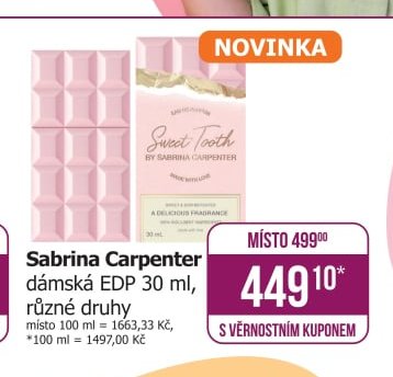 Sabrina Carpenter dámská EDP 30 ml, různé druhy - Teta drogerie aktualniletaky.eu