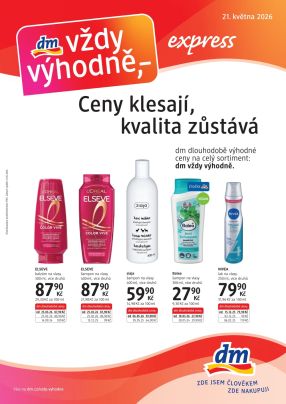 aktuální leták dm drogerie 21.5.2026-17.6.2026