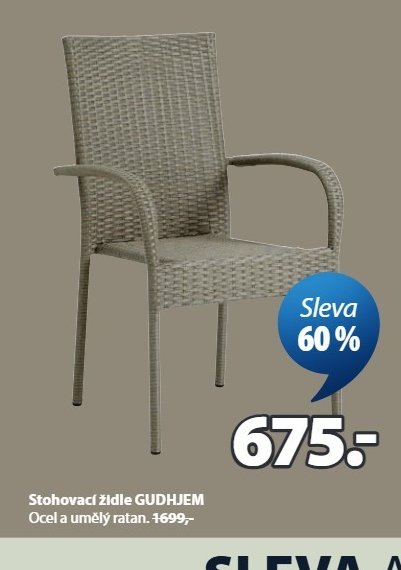 Stohovací židle GUDHJEM - Jysk aktualniletaky.eu