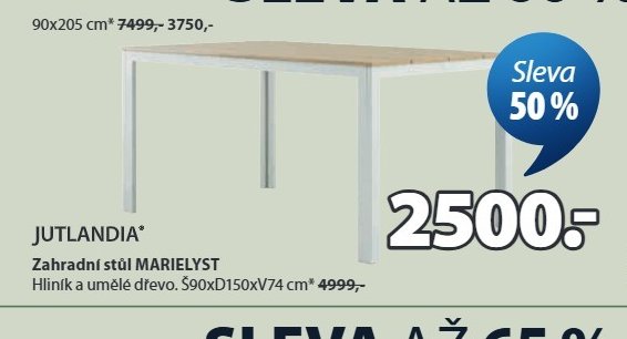 Zahradní stůl MARIELYST - Jysk aktualniletaky.eu