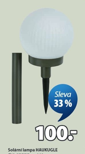 Solární lampa HAUKUGLE - Jysk aktualniletaky.eu