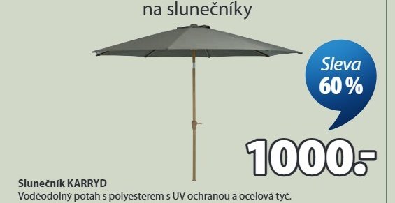 Slunečník KARRYD - Jysk aktualniletaky.eu