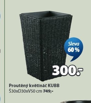 Proutěný květináč KUBB - Jysk aktualniletaky.eu