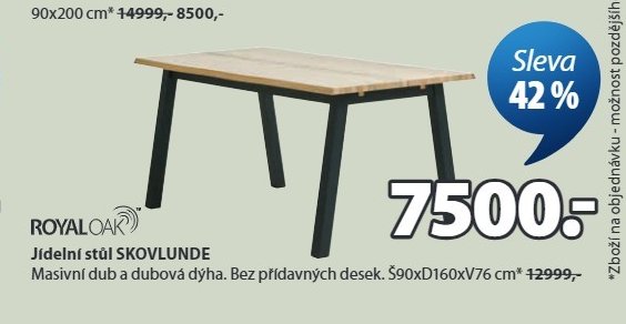 Jídelní stůl SKOVLUNDE - Jysk aktualniletaky.eu