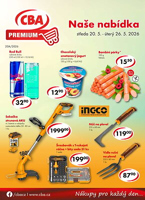 Leták CBA CBA Premium leták platný od 2026-05-20 do 2026-05-26