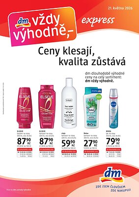 Leták dm drogerie dm drogerie leták - journal expres platný od 2026-05-21 do 2026-06-17