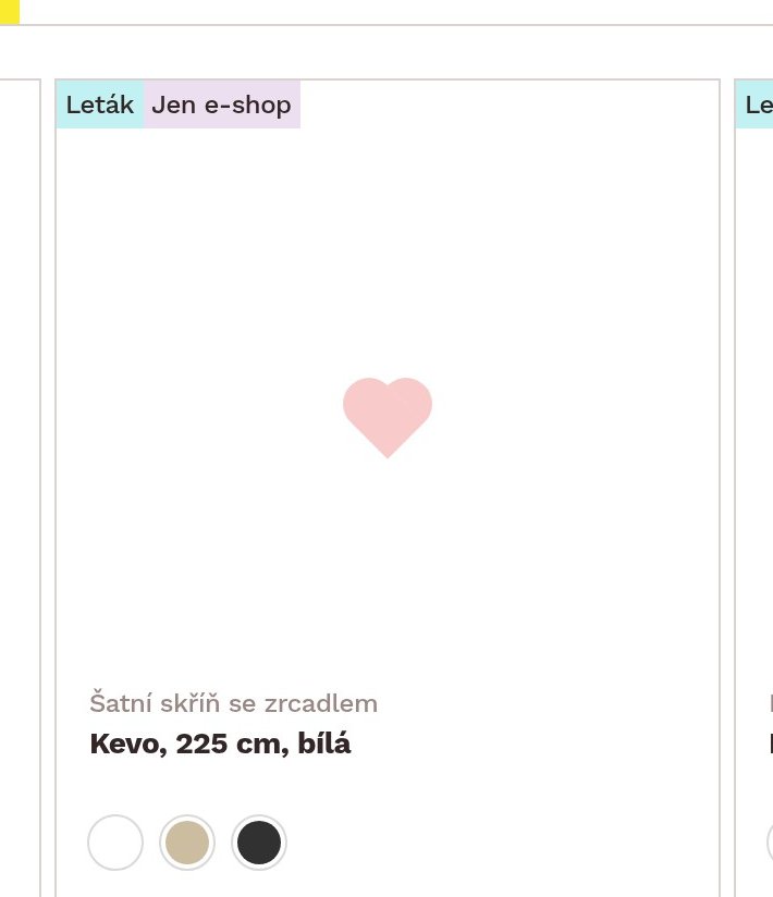 Šatní skříň se zrcadlem Kevo, 225 cm, bílá - ASKO aktualniletaky.eu