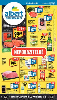 Leták Albert Albert Supermarket leták platný od 2026-06-03 do 2026-06-09