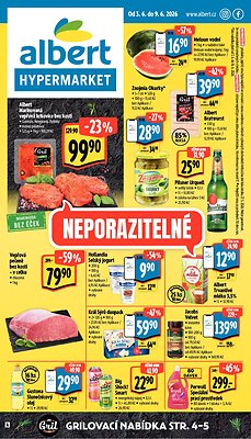 Leták Albert Albert Hypermarket leták platný od 2026-06-03 do 2026-06-09