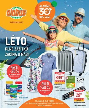 Leták Globus Globus leták - Léto plné zážitků platný od 2026-06-03 do 2026-07-06
