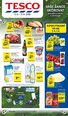 Leták Tesco Tesco hypermarket leták platný od 2026-06-03 do 2026-06-09