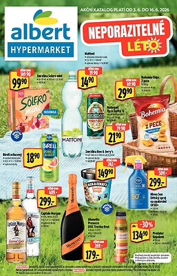 Leták Albert Albert Hypermarket leták - Neporazitelné léto platný od 2026-06-03 do 2026-06-16