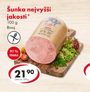Šunka nejvyšší jakosti