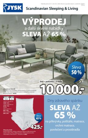 aktuální leták Jysk 27.5.2026-30.6.2026