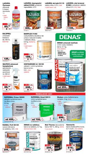 aktuální leták Barvy a laky drogerie 30.5.2026-19.6.2026