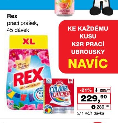 Rex prací prášek