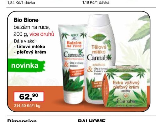 Bio Bione balzám na ruce / pleťový krém