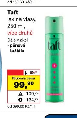 Taft lak na vlasy
