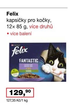 Felix kapsičky pro kočky, 12x 85 g, více druhů