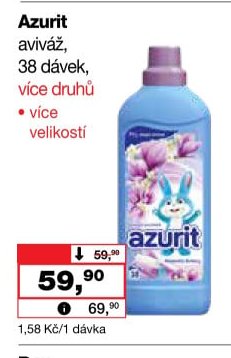 Azurit aviváž, 38 dávek